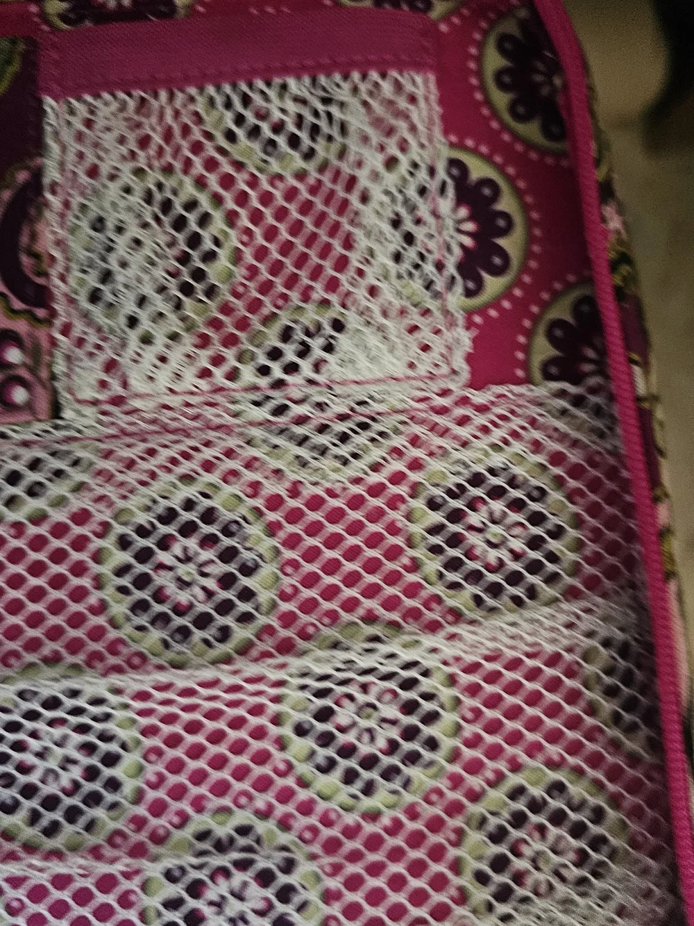 Vera Bradley Pink Paisley Quilted Tote